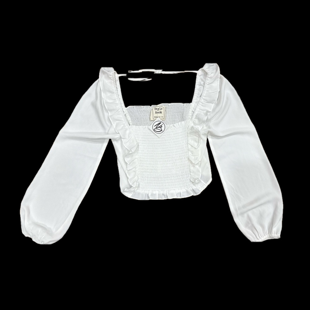 NWT cause for applause crop blouse